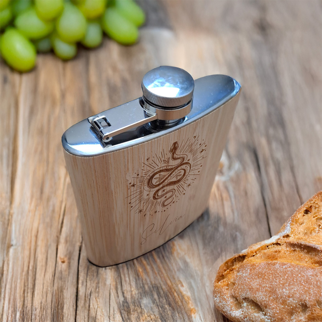 Flachmann Wanderlust - Personalisierbar
